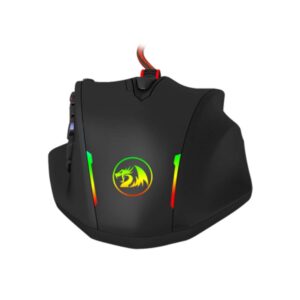 Mouse Para Juegos Usb Redragon Impact M908 Rgb 12400dpi - Negro - Imagen 4