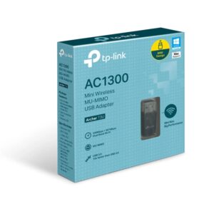 Adaptador Mini Usb Inalámbrico Ac1300 Archer T3u De Tp-link, Color Negro - Imagen 6