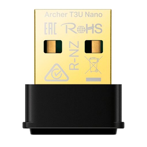 Adaptador Nano Usb Tp-link Archer T3u Ac1300 De 1300 Mbps, Color Negro