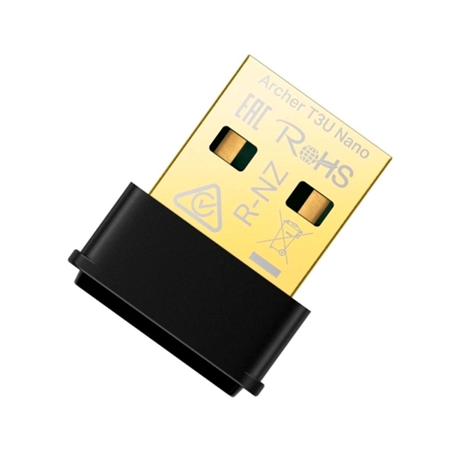 Adaptador Nano Usb Tp-link Archer T3u Ac1300 De 1300 Mbps, Color Negro - Imagen 3