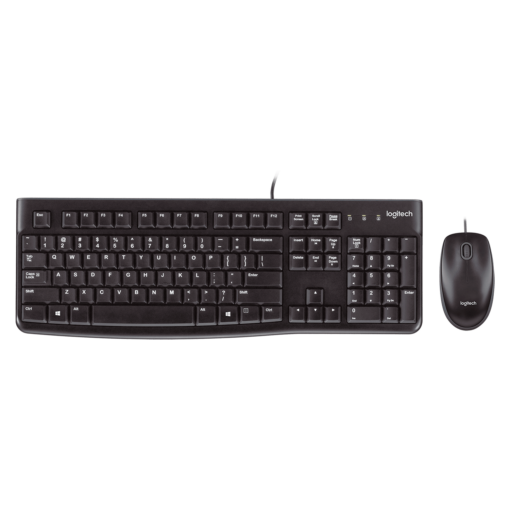 Mouse Y Teclado Usb Logitech Mk120, Color Negro (español) (920-004428)