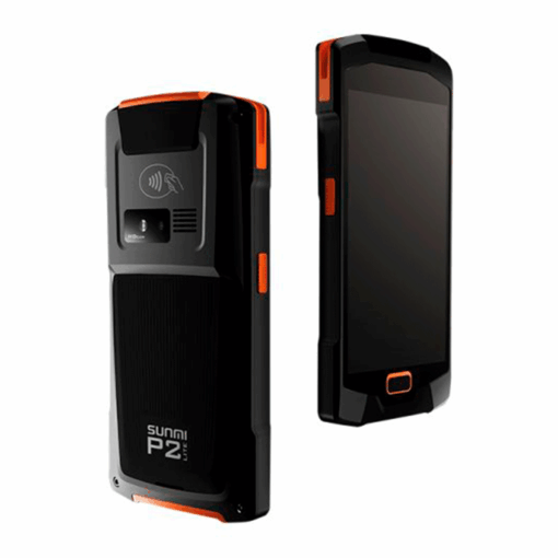 Terminal De Punto De Venta Portátil Sunmi P2 Lite T6800 Con Bluetooth, Escáner Y Impresora, Color Negro