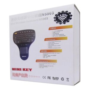 Control Remoto Inteligente Para Mini Teclado Inalámbrico N5903, Color Negro - Imagen 6