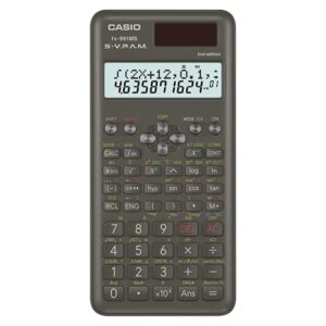 Calculadora Científica Casio New Edition, Color Negro (fx-991ms-2-w)