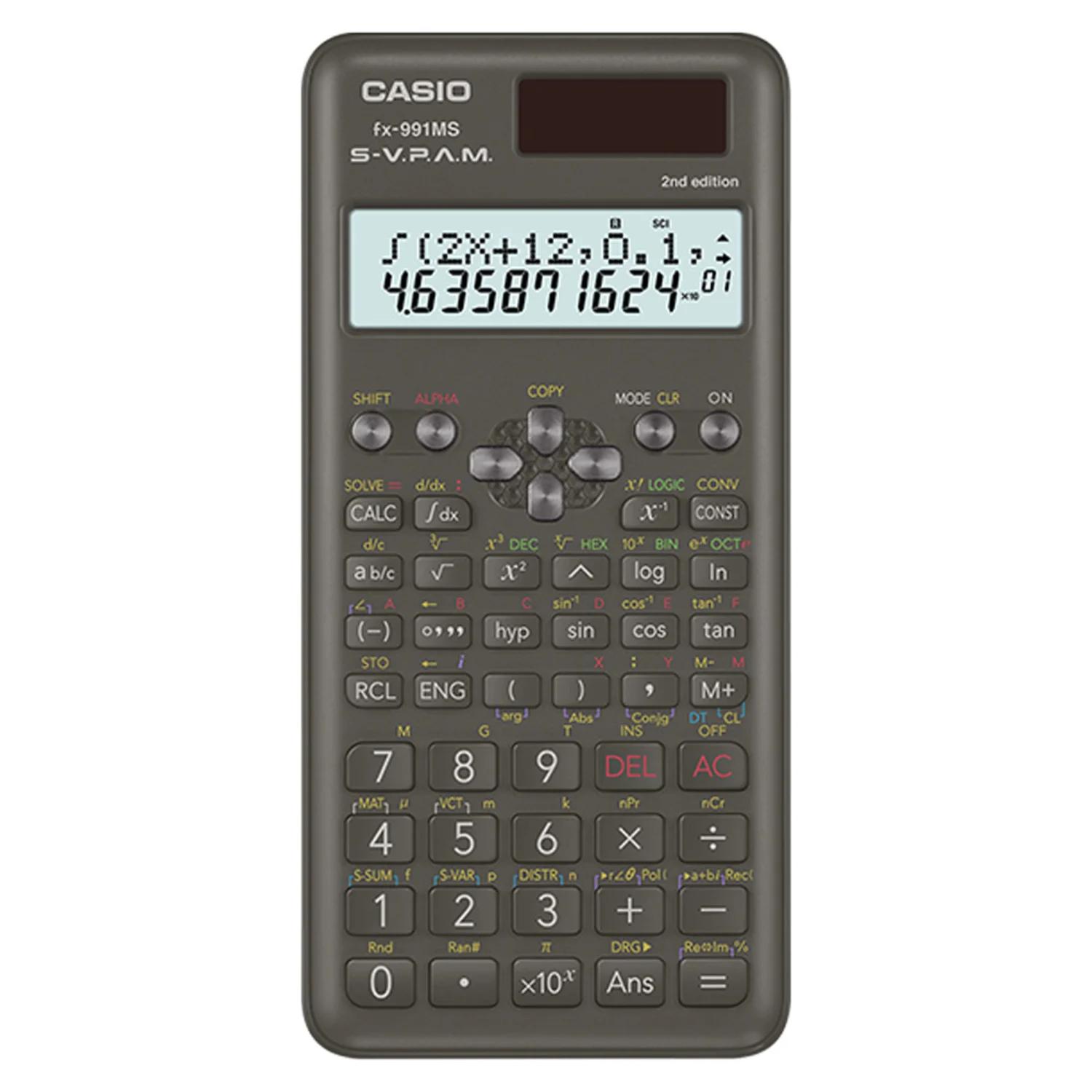 Calculadora Científica Casio New Edition, Color Negro (fx-991ms-2-w) - Imagen 2