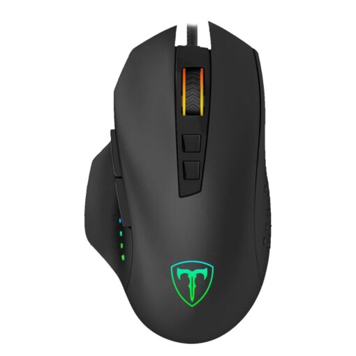 Mouse Para Juegos Con Cable Rgb T-dagger T-tgm203 Warrant Officer, 4800 Dpi, Color Negro