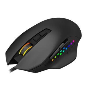 Mouse Para Juegos Con Cable Rgb T-dagger T-tgm203 Warrant Officer, 4800 Dpi, Color Negro - Imagen 2