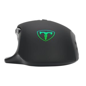 Mouse Para Juegos Con Cable Rgb T-dagger T-tgm203 Warrant Officer, 4800 Dpi, Color Negro - Imagen 5