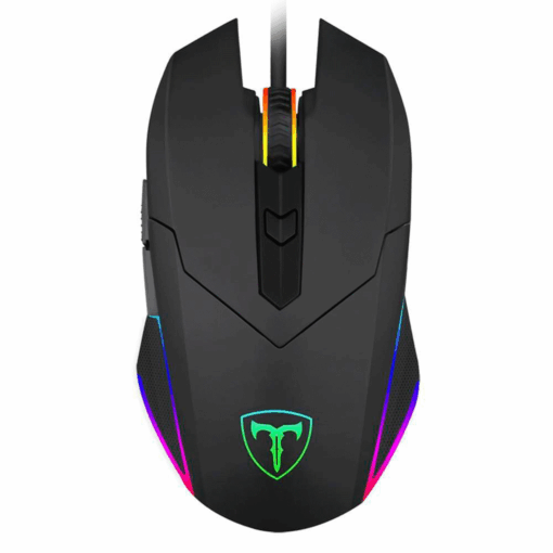 Mouse Para Juegos Con Cable T-dagger Lance Corporal De 3200 Dpi, Color Negro Ttgm107rgb