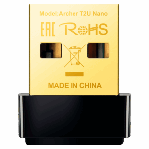 Adaptador Nano Inalámbrico De Banda Dual Ac600 Tp-link Archer T2u - Negro