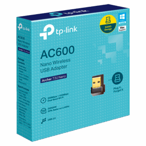 Adaptador Nano Inalámbrico De Banda Dual Ac600 Tp-link Archer T2u - Negro - Imagen 3