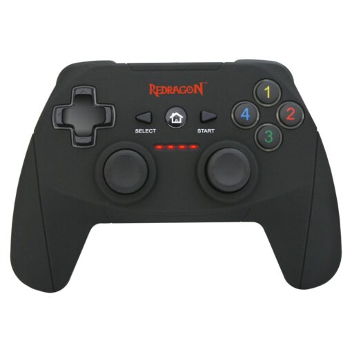 Control Inalámbrico Redragon G808 Harrow Para Playstation 3 Y Pc, Color Negro