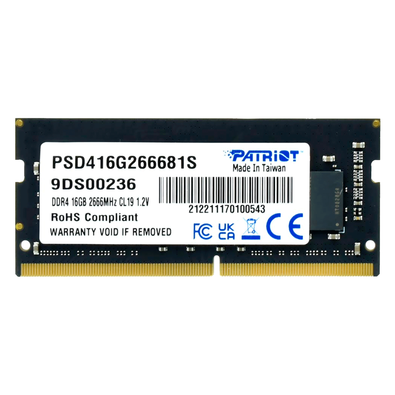 Memoria Ram Patriot Signature Ddr4 De 16 Gb Y 2666 Mhz Para Notebook: Psd416g266681s