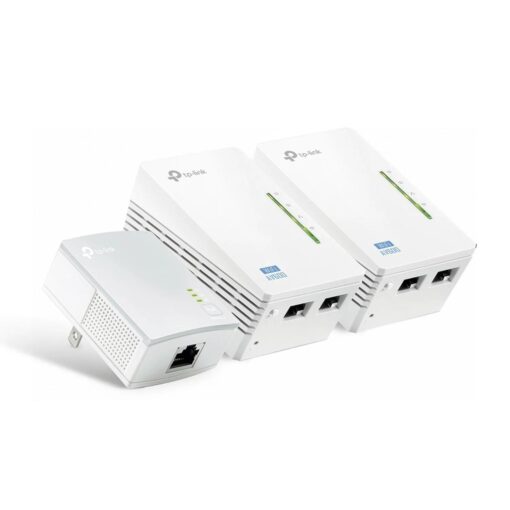 Extensor De Alcance Powerline Tp-link Tl-wpa4220t Av600 500mbps - Blanco (paquete De 3)