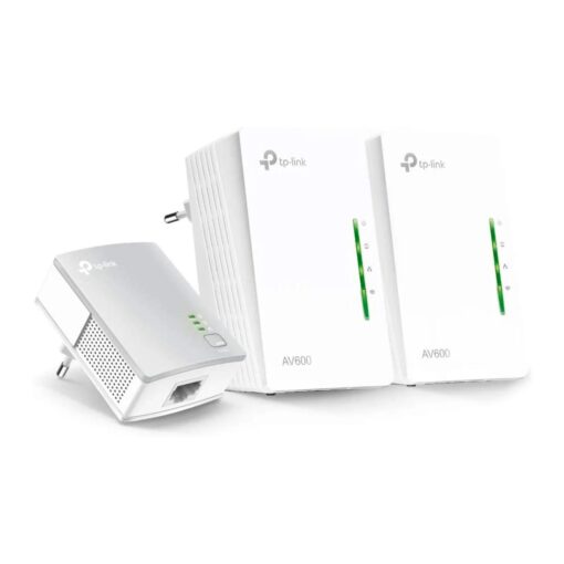 Alternative view of Extensor De Alcance Powerline Tp-link Tl-wpa4220t Av600 500mbps - Blanco (paquete De 3)