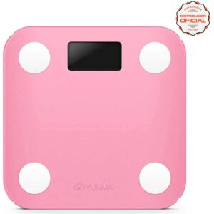 Báscula Digital De Bioimpedancia Mini Yunmai Con Aplicación - Rosa (1501)