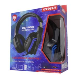 Auriculares Gamer Satellite Ae-361b Led P2 Usb - Negro - Imagen 6