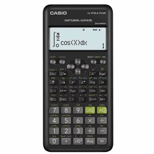 Calculadora Científica Casio Fx-570 La Plus - Negra (fx-570laplus-w-dh3)