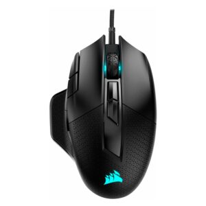 Mouse Para Juegos Usb Corsair Nightsword Ch-9306011-na Rgb 18000 Dpi - Negro