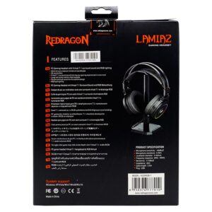 Auriculares Para Juegos Usb Redragon Lamia H320-rgb - Negro - Imagen 3