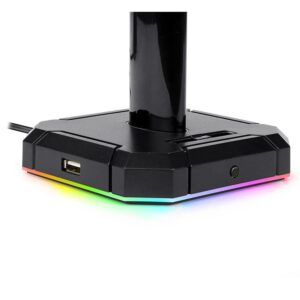 Soporte Para Auriculares Para Juegos Redragon Scepter Pro Rgb, Color Negro - Imagen 2