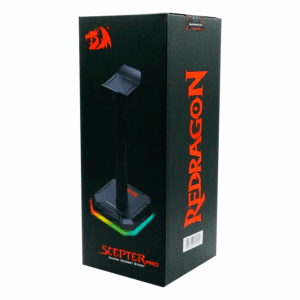 Soporte Para Auriculares Para Juegos Redragon Scepter Pro Rgb, Color Negro - Imagen 4
