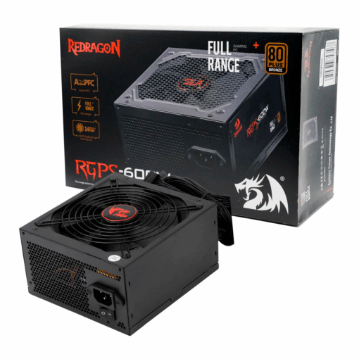 Fuente De Alimentación Redragon 80 Plus Bronze Atx De 600 W (gc-ps002)