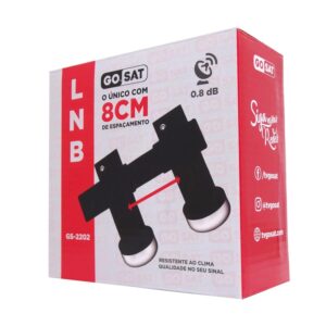 Lnb Gosat Gs -2202 B.ku 2 Salidas / 0.8db / Autoporto / Apartry 8cm - Negro - Imagen 3