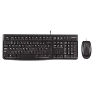 Mouse Y Teclado Con Cable Logitech MK-120 / Inglés - Negro (920-002565) - Imagen 2