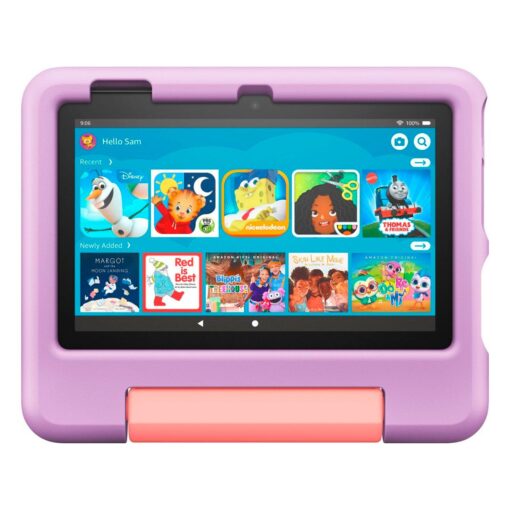 Tableta Amazon Fire Hd 7 Kids Edition De 12.ª Generación Con Pantalla De 7 Pulgadas Y 16 Gb, Color Morado