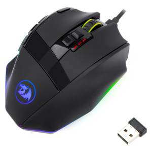 Mouse Inalámbrico Para Juegos Redragon Sniper Pro M801p-rgb De 16 000 Dpi, Color Negro - Imagen 6