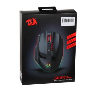 Mouse Inalámbrico Para Juegos Redragon Sniper Pro M801p-rgb De 16 000 Dpi, Color Negro - Imagen 7