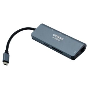 Adaptador Concentrador Usb-c 7 En 1 Satellite A-hubc53 - Gris