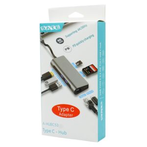 Adaptador Concentrador Usb-c 7 En 1 Satellite A-hubc53 - Gris - Imagen 3