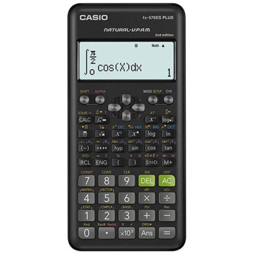 Calculadora Científica Casio Fx-570es Plus, Nueva Edición, Color Negro