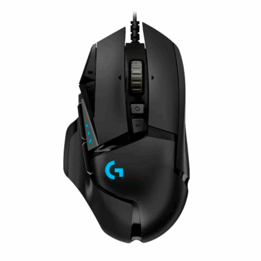 Mouse Para Juegos Con Cable Logitech G502 Hero De 25 600 Ppp, Color Negro 910-005550/5469