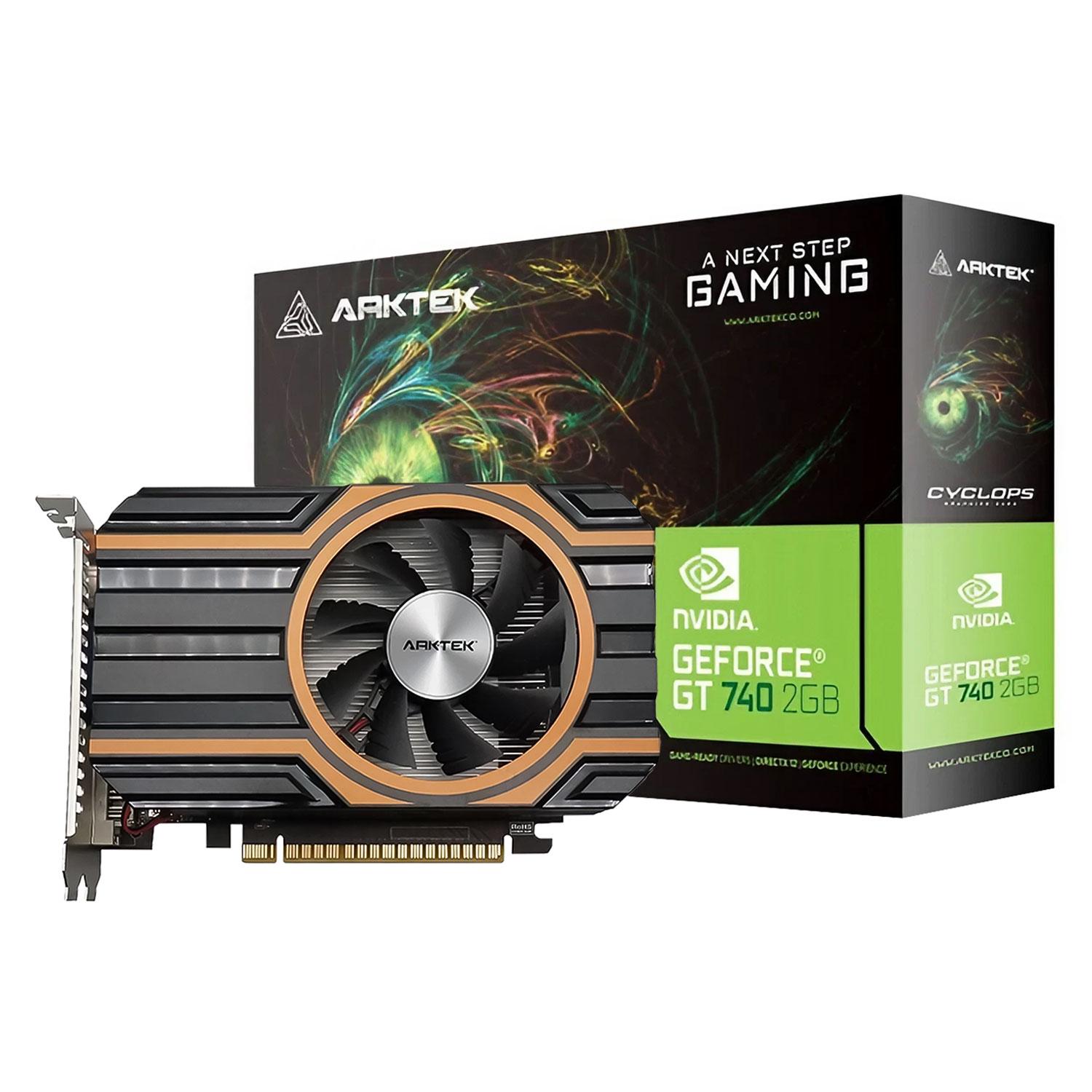 Tarjeta De Video Nvidia Geforce Gt-740 2gb Drr5 Para Juegos Arktek Cyclops - Akn740d5s2gh1
