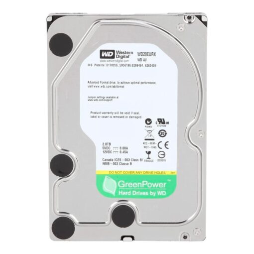 Disco Duro Western Digital Wd Green Pull De 2 Tb, 3,5" Sata 3, 7200 Rpm - Wd20eurx