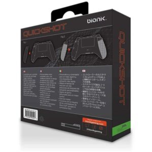 Empuñaduras De Gatillo Bionik Quickshot Para Xbox One: Gris Y Negro (bnk-9022) - Imagen 3