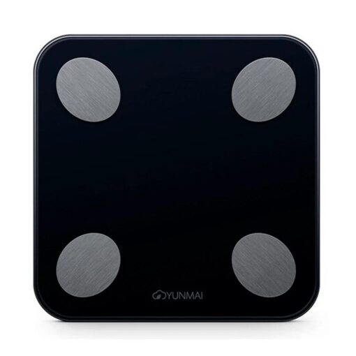 Báscula Digital De Bioimpedancia Mini Yunmai Con Aplicación, Color Negro (modelo 1690)