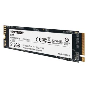 Unidad De Estado Sólido Patriot P300 Nvme Pcie M.2 De 512 Gb - P300p512gm28 - Imagen 2
