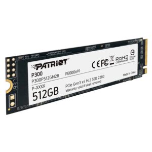 Unidad De Estado Sólido Patriot P300 Nvme Pcie M.2 De 512 Gb - P300p512gm28 - Imagen 3