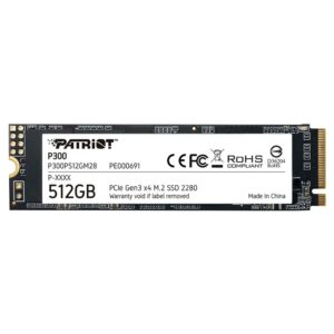 Unidad De Estado Sólido Patriot P300 Nvme Pcie M.2 De 512 Gb - P300p512gm28 - Imagen 4