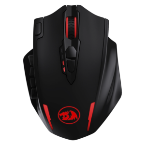 Mouse Inalámbrico Para Juegos Redragon Impact Elite M913 Rgb De 16000 Dpi, Color Negro