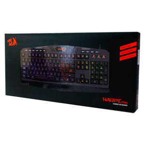 Teclado Para Juegos Con Cable Redragon Harpe Pro - Negro K503a-rgb-sp Rgb - Imagen 2