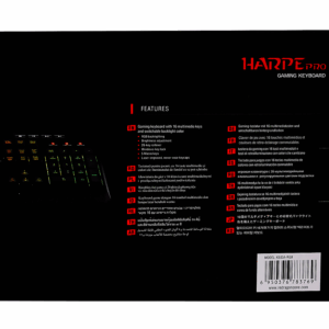 Teclado Para Juegos Con Cable Redragon Harpe Pro - Negro K503a-rgb-sp Rgb - Imagen 3