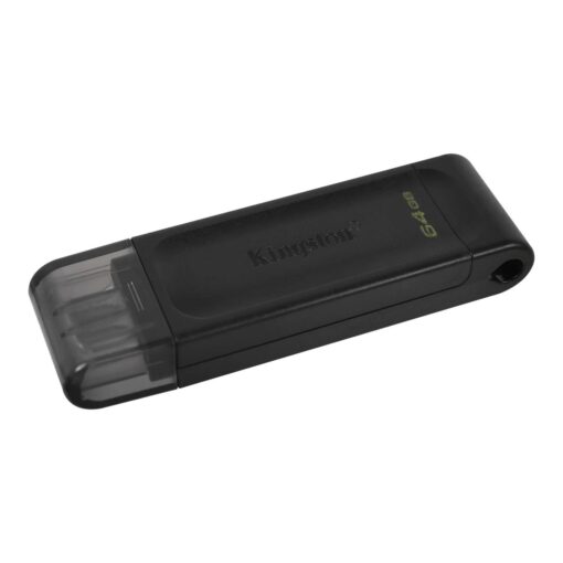 Alternative view of Unidad Flash Usb-c/usb 3.2 Datatraveler De 64 Gb De Kingston, Color Negro Dt70/64 Gb