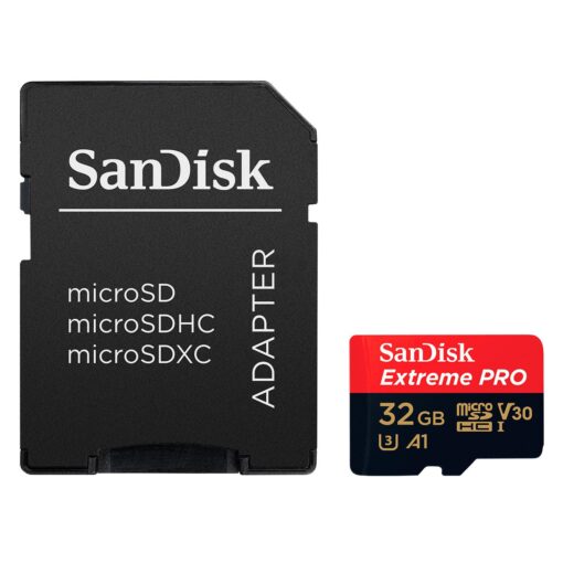 Tarjeta De Memoria Micro Sd Sandisk Extreme U3 De 32 Gb Y 100 Mb: Sdsqxcg-032g-gn6ma
