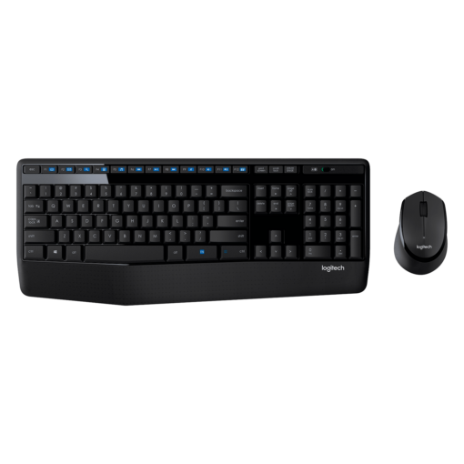 Teclado Y Ratón Inalámbricos En Español Logitech Mk345, Color Negro (920-007820)