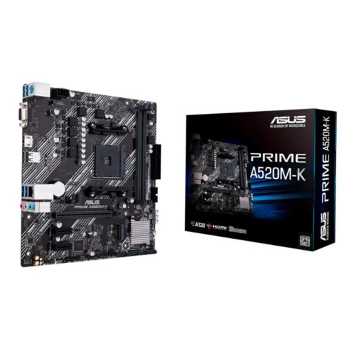 Asus Prime A520m-k Socket Am4 Chipset Amd A520 Ddr4 Micro Atx